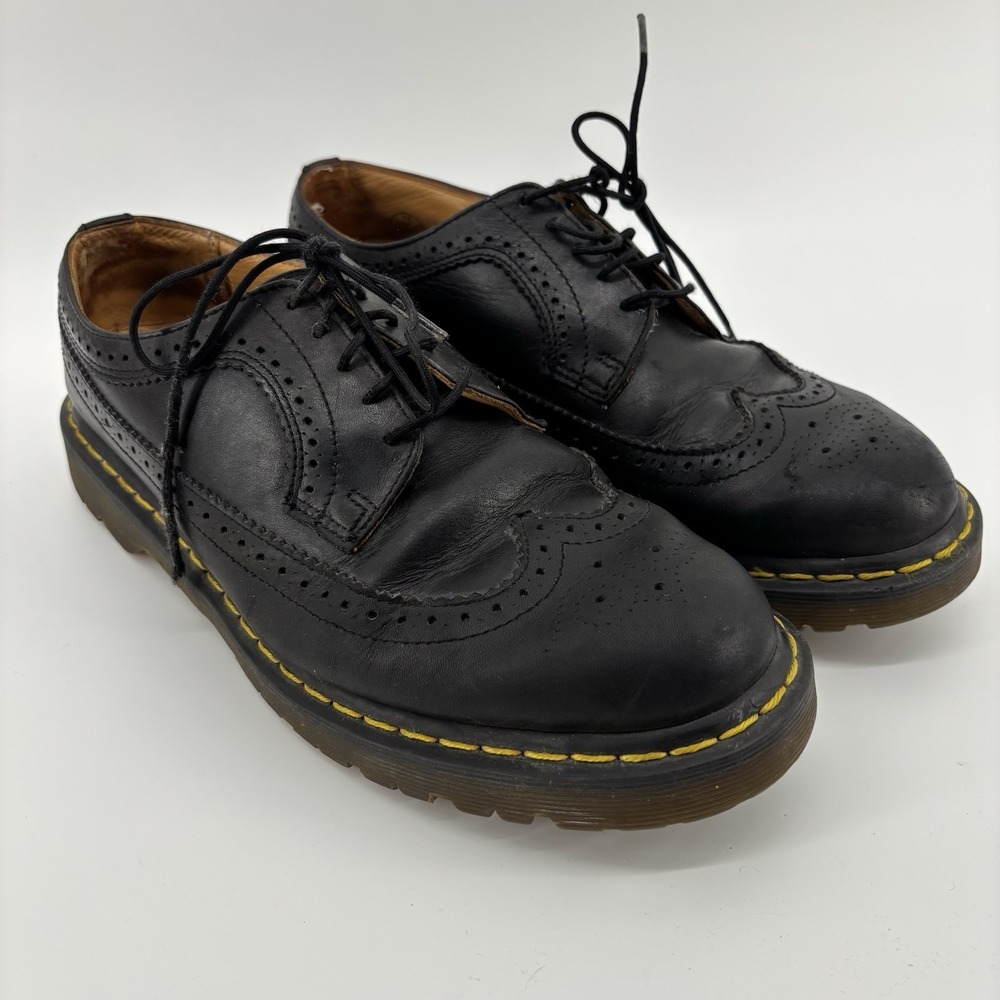 VTG Dr.‎ Doc Martens Shoes Mens US 13/UK 12 Black Docs 3989/59 Brogues Wingtips